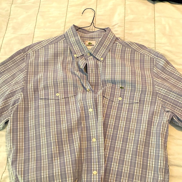 Great button down shirt. Lacoste long sleeve - Picture 1 of 2